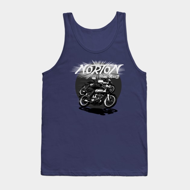 Norton_Manx_TT_Motorcycle_Racers_ Tank Top by MotorManiac